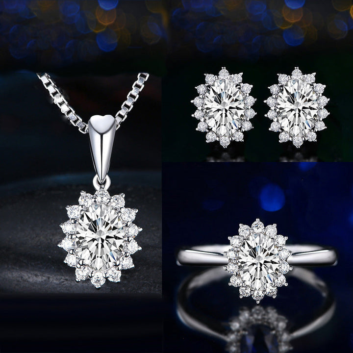 Sophia Fleurane Blue Set | White Gold