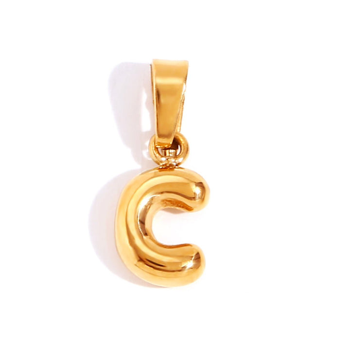 Sophisticated Bubble Letter Necklace